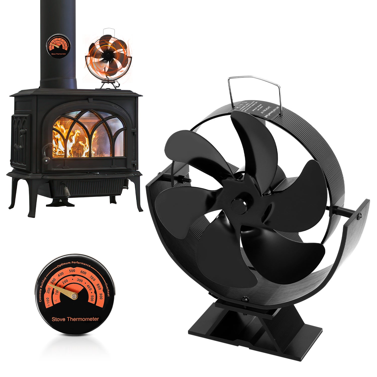 Duo Allumeur Et Ventilateur Pour Barbecues Diavolina - Vert/Noir