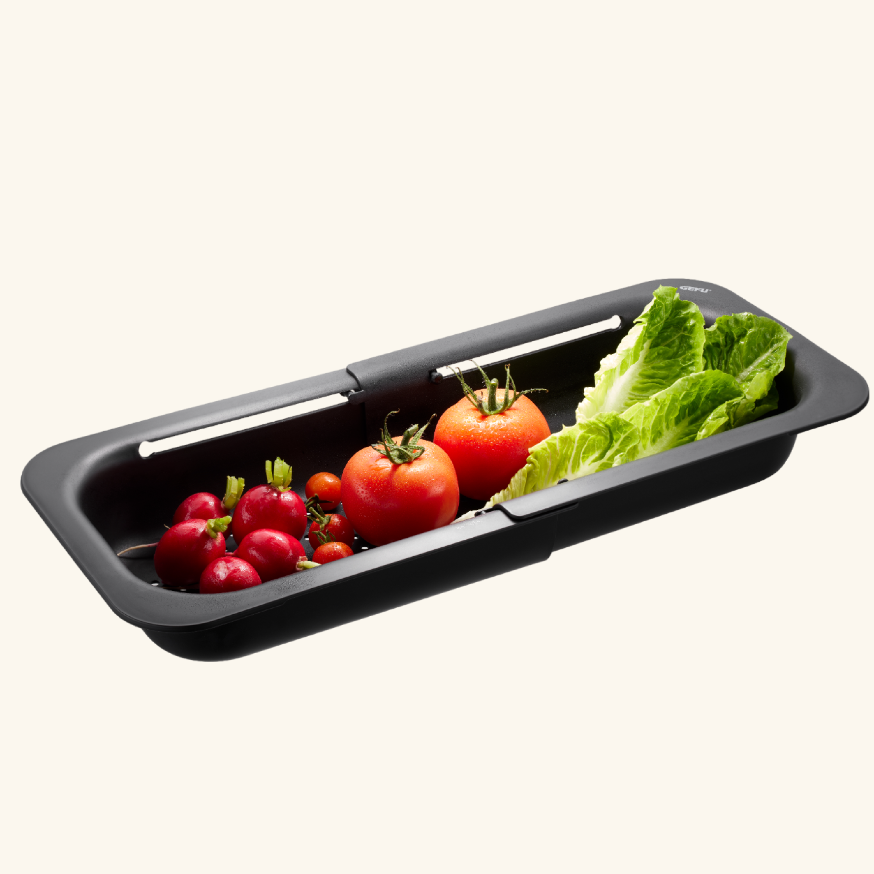 Passoire évier extensible colander Gefu DRENARE noir - 5