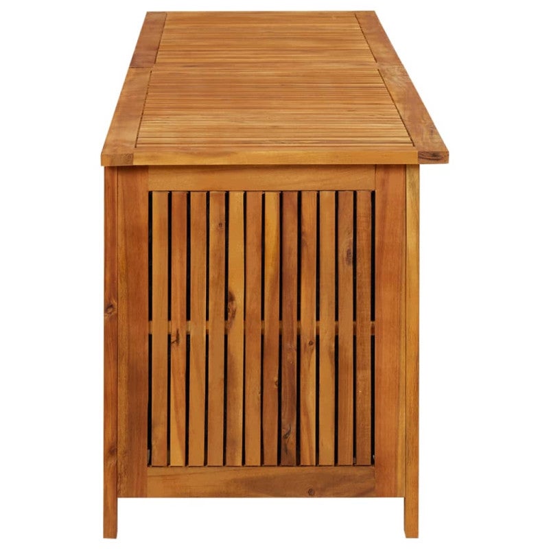 Boîte de rangement de jardin 200x50x58 cm Bois d acacia solide - 3
