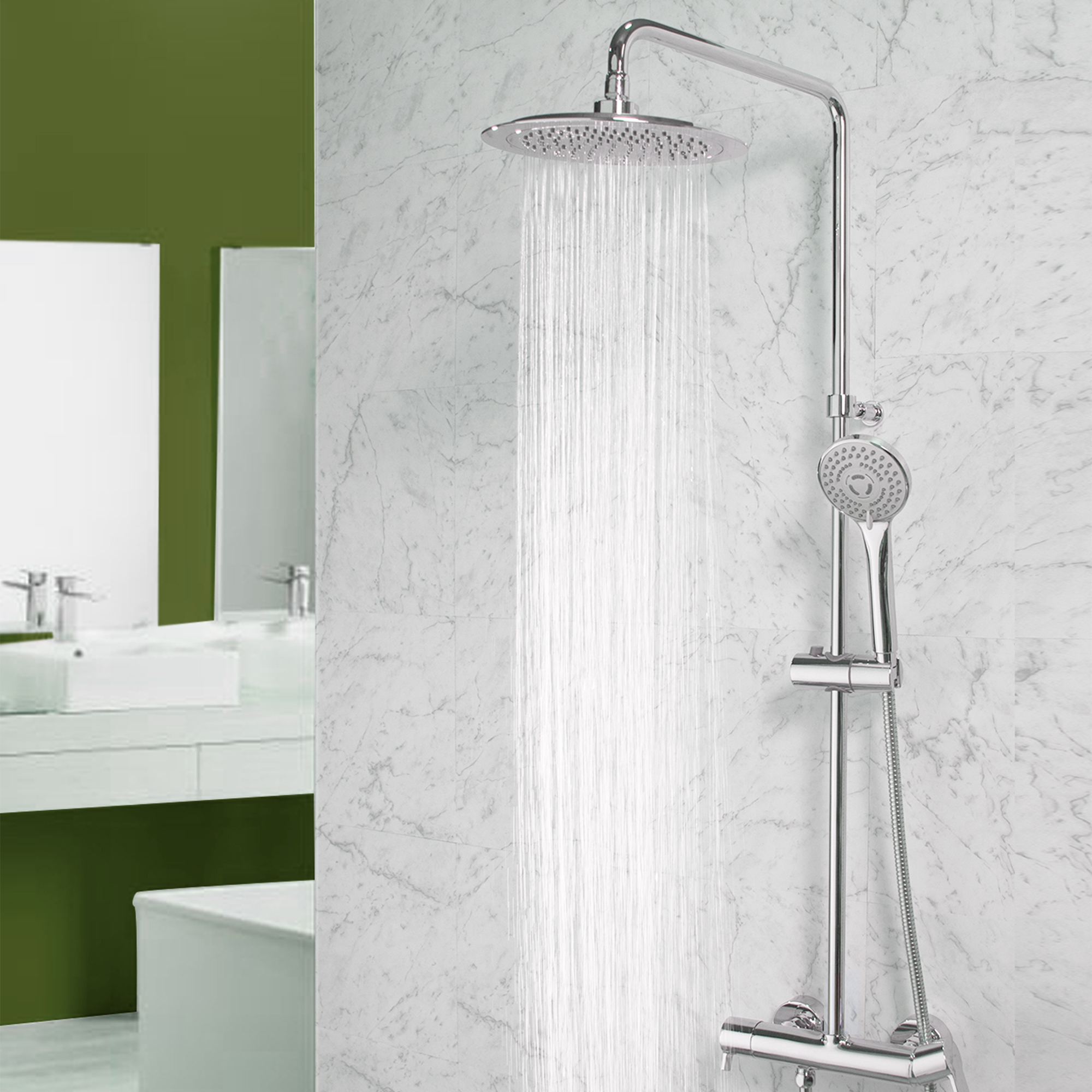 Kibath Columna De Ducha Sin Grifo Leroy Merlin Columna Ducha