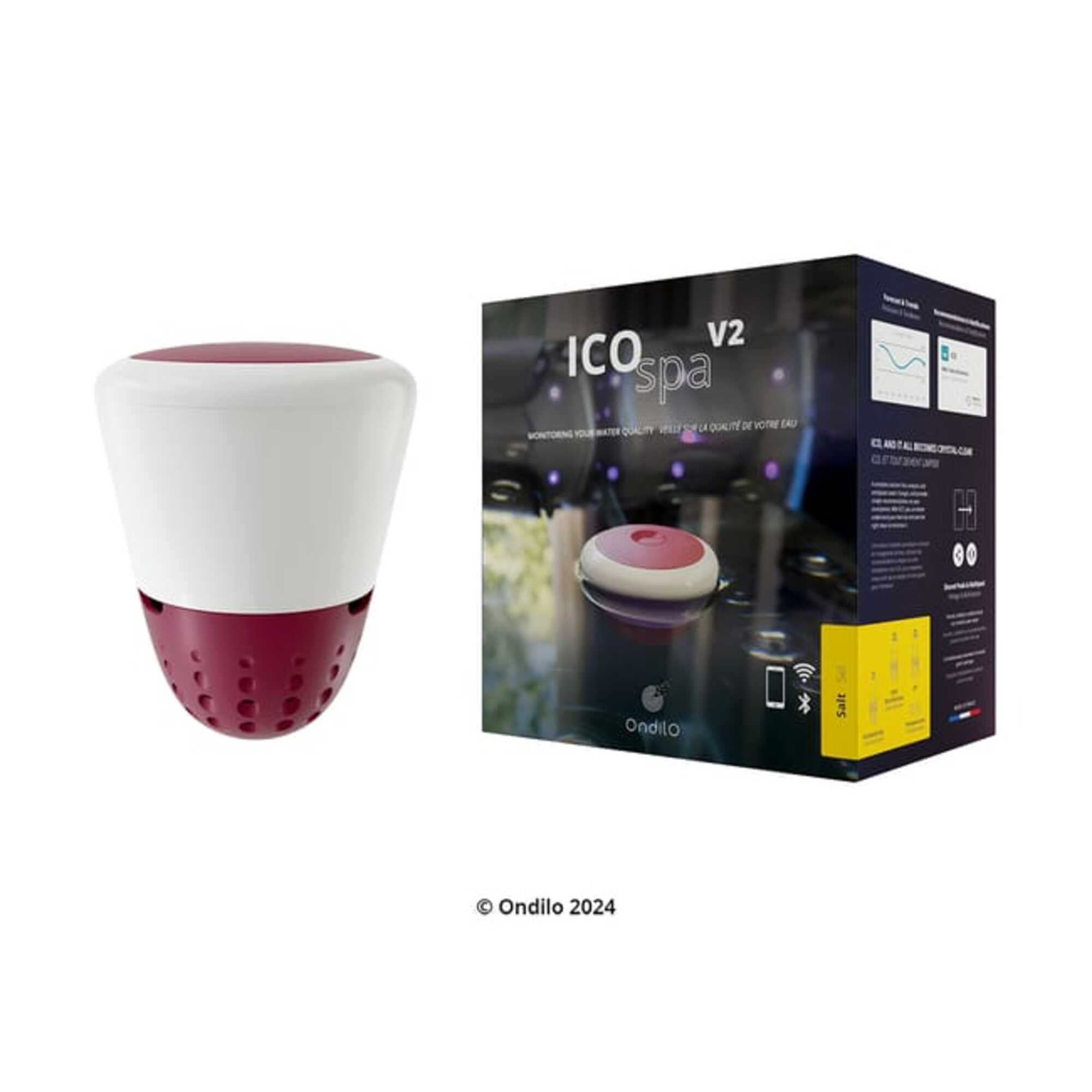 Analyseur numérique flottant ICO Spa Brome IA Wi-Fi pH ORP TDS Temp Ondilo - 9