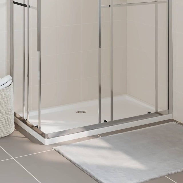 vidaXL Receveur de douche rectangulaire ABS Blanc 70x120 cm