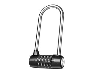 TRIXES Cadenas à combinaison à 5 chiffres Noir pour valises, maquillage à tirer - Aucune clé requise - Parfait pour les salles d'évasion - Serrures à chiffres