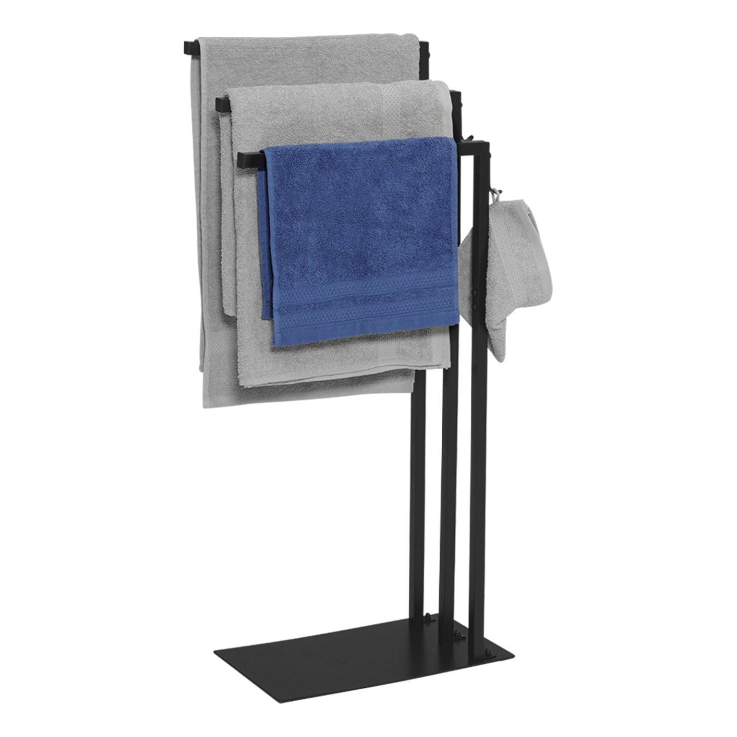 Porte-serviettes De Porte En Acier Inoxydable - 36,5 Cm, Installation Facile Sans Perçage, Gain De Place Pour Salle De Bain Ou Cuisine - 13