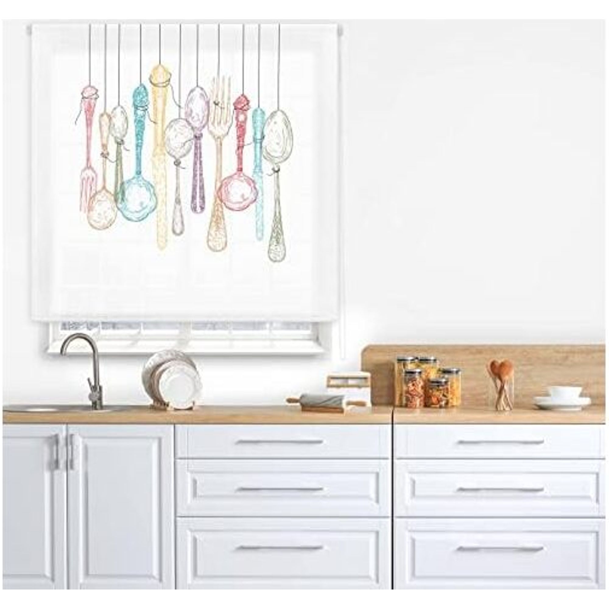 ECOMMERC3 | Tenda a rullo traslucida misura 170x180 - Tenda in tessuto misura 167x175 - 2