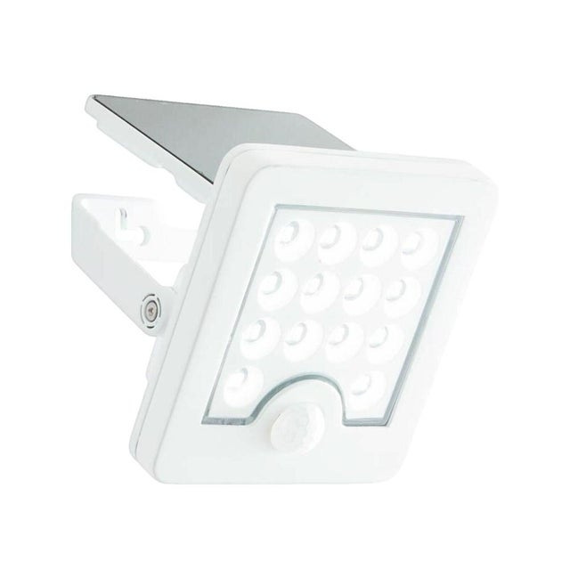 Brilliant Luton G40420/05 Applique solaire extérieure avec détecteur de mouvement LED LED intégrée 4 W blanc