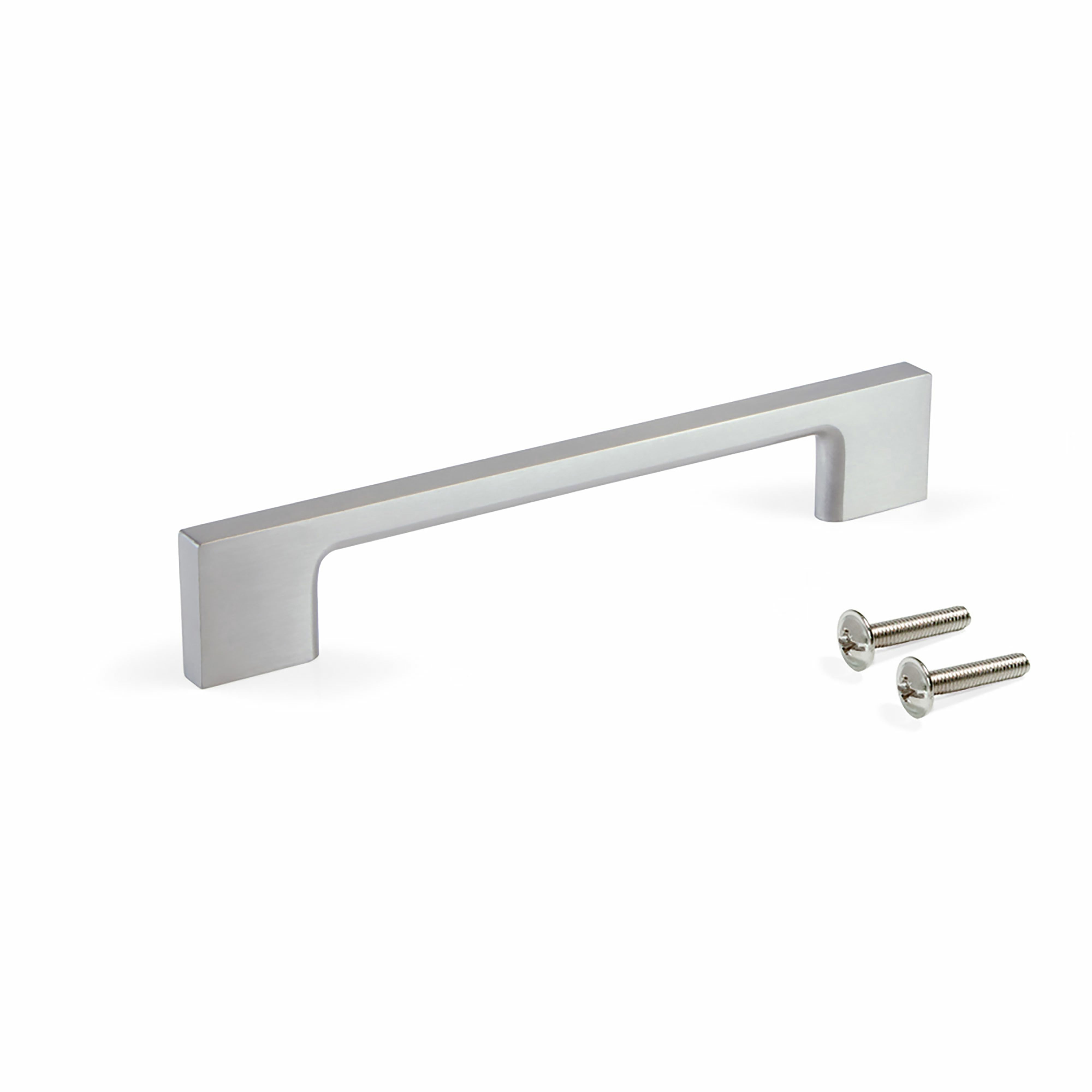 Emuca Pakiet 5 uchwytów meblowych Paiporta, L192mm, Rozstaw 160mm, Znal, Nikiel satynowy