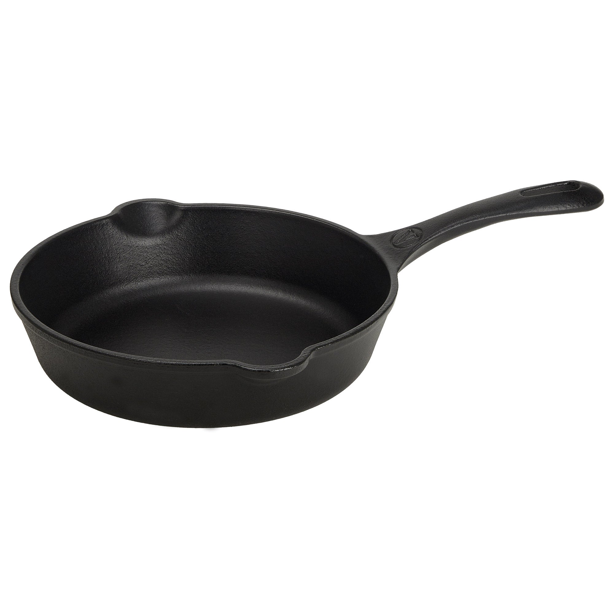 Navaris Poêle en Fonte Naturelle - Poêle à Frire 30 cm Induction Four Feu Cuisinière Grill Barbecue - Antiadhésif avec 2x Manchon Silicone