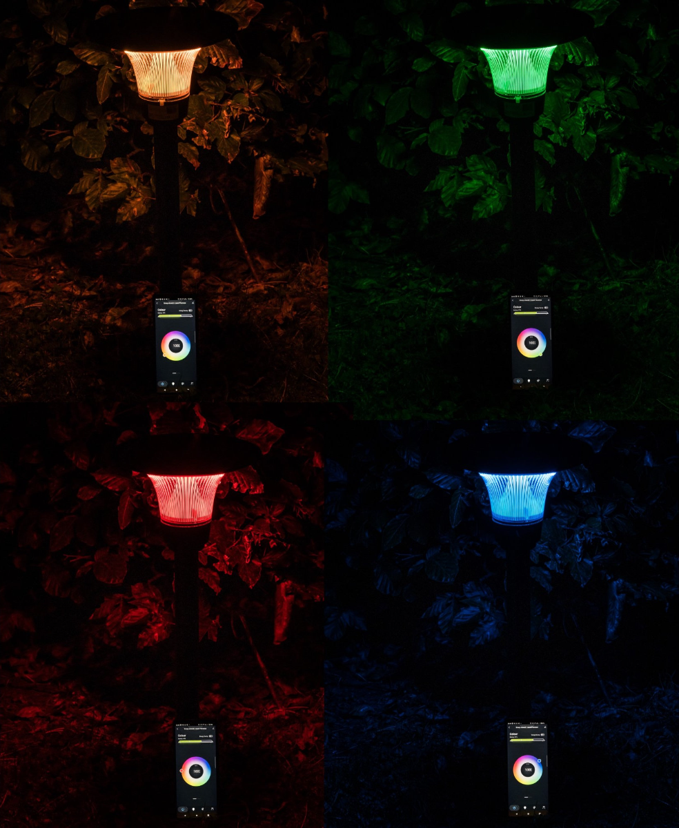 Smart lampe solaire Iplux® Florence sur pied 62cm - Haute qualité - Durée de combustion 15 heures - 4