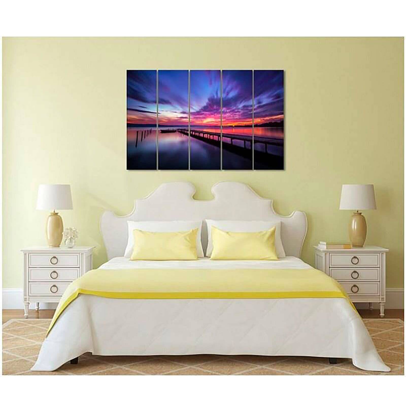 Tableau ciel plein de couleurs - 150 x 100 cm - 3