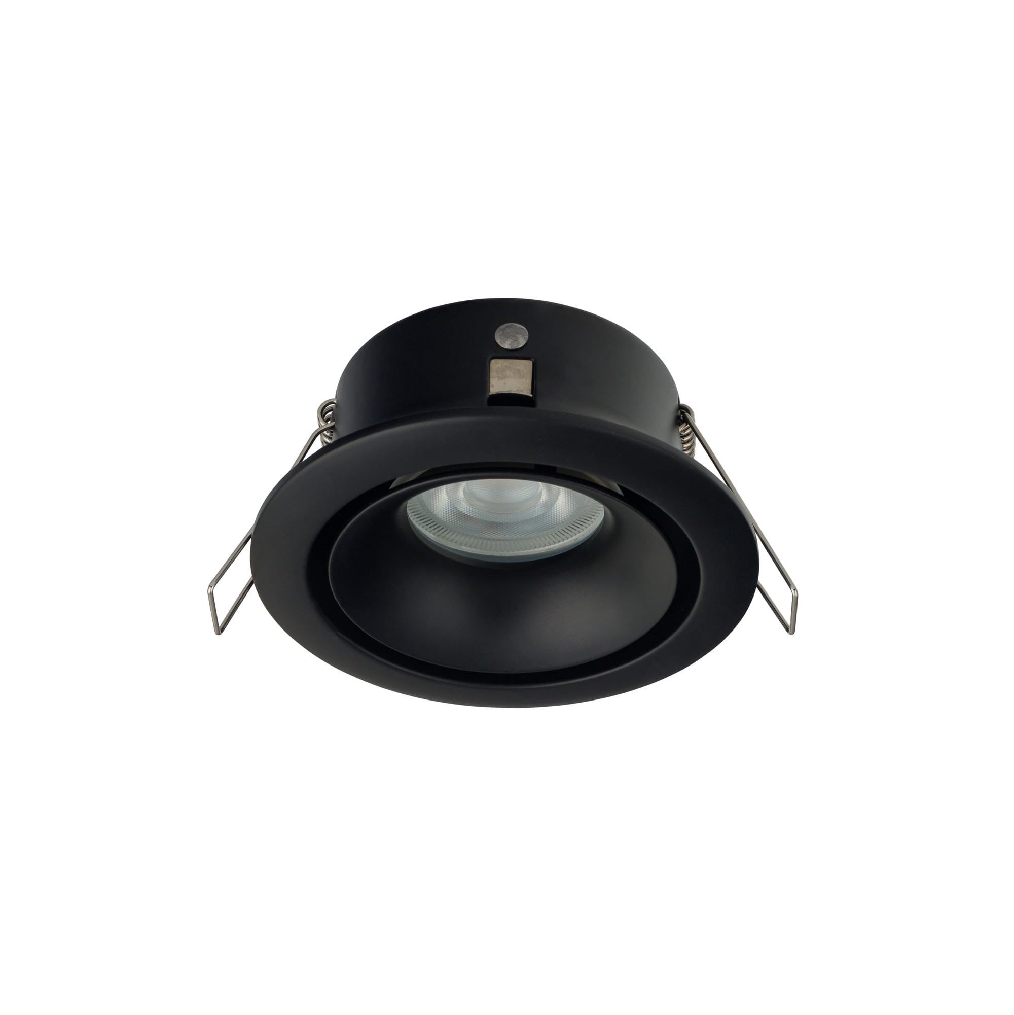 Oprawa sufitowa wpuszczana podtynkowa Foxtrot czarna 1xGU10x15W okrągła IP54 wym: 9,8 x 9,8 cm aluminium Nowodvorski Lighting
