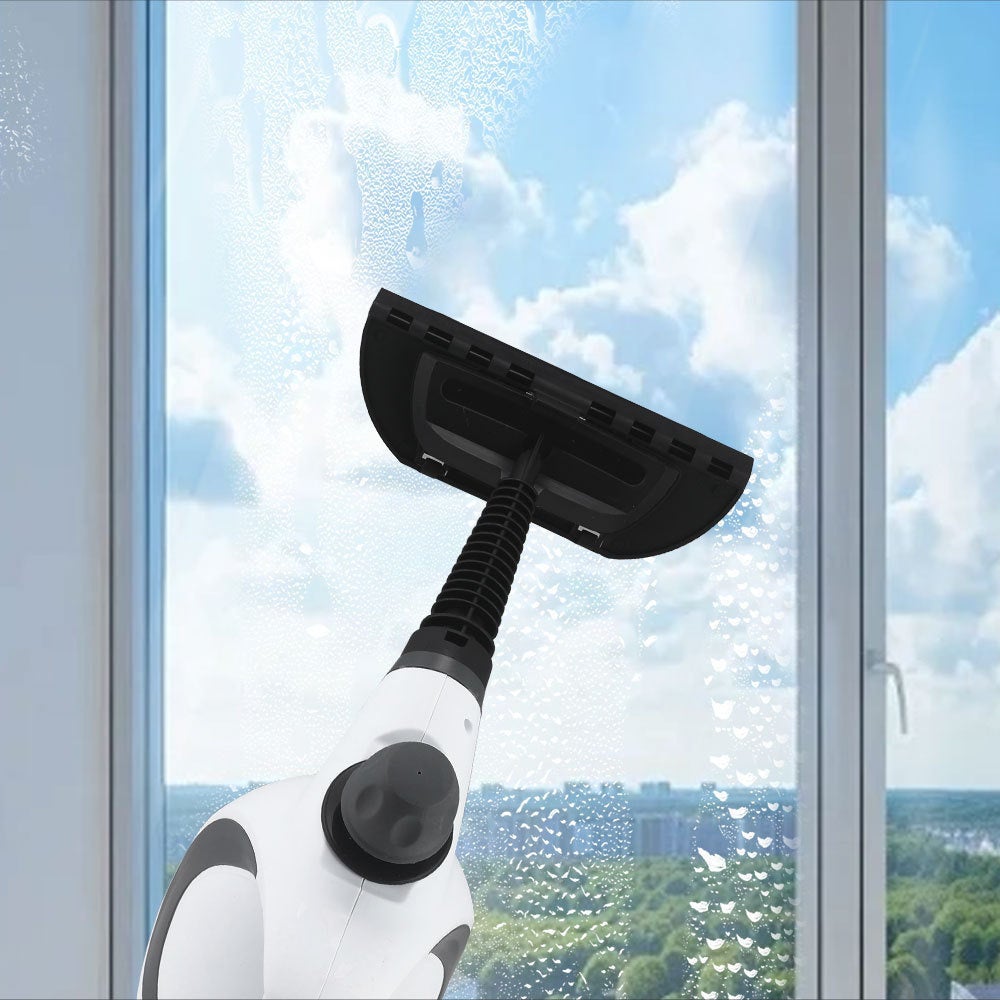 Nettoyeur vapeur multifonction avec 9 accessoires, nettoyeur vapeur à main à pression, idéal pour éliminer les taches, les poils d'animaux - 4