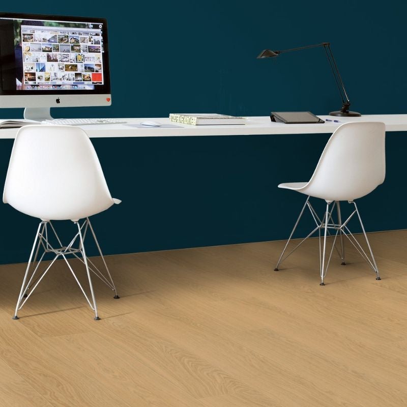 Arquiservi® - Piso Vinílico Autoadesivo em PVC Carvalho Dourado 25 m² - Sala de Estar e Quarto | Fácil Instalação | 2 mm - 9