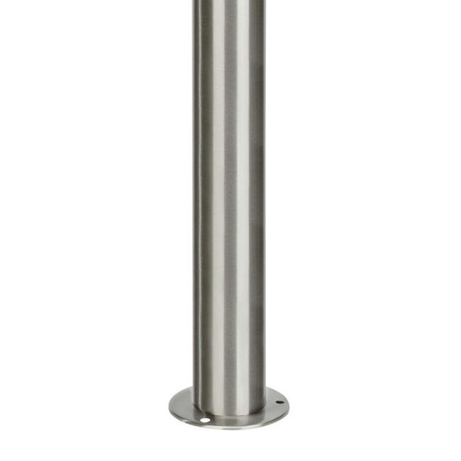 Lampada Da Tavolo BRILLIANT PLOW Stile Rustico Bianco/Legno Chiaro Con Interruttore A Cavo E Testa Orientabile