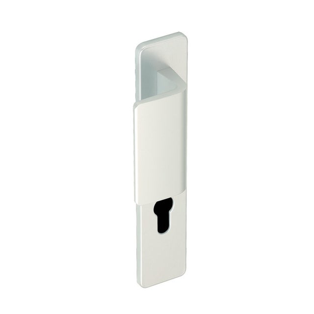 Ensemble de poignées de portepalière sur plaque GOLF - ASSA ABLOY VACHETTE Argent 220 Gauche