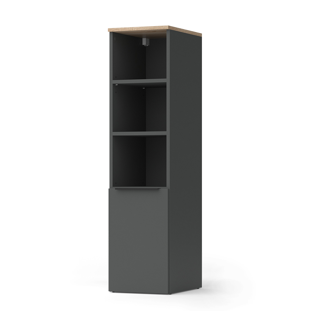 Vicco Szafka uniwersalna Wido, Antracyt/Sonoma, 30.2 x 120 cm z drzwiami