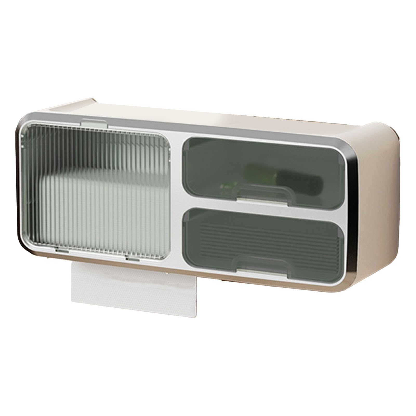 Étagère De Rangement Murale À 2 Niveaux Sculptée Pour Salle De Bain