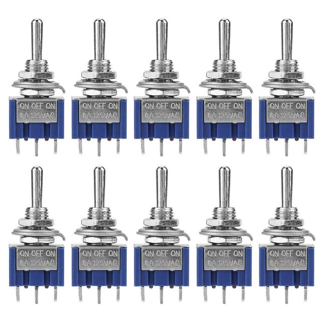 RUNCCI-YUN 30pcs Mini Interrupteur Bouton Poussoir Momentané 7mm SPST Noir - 1A 250V