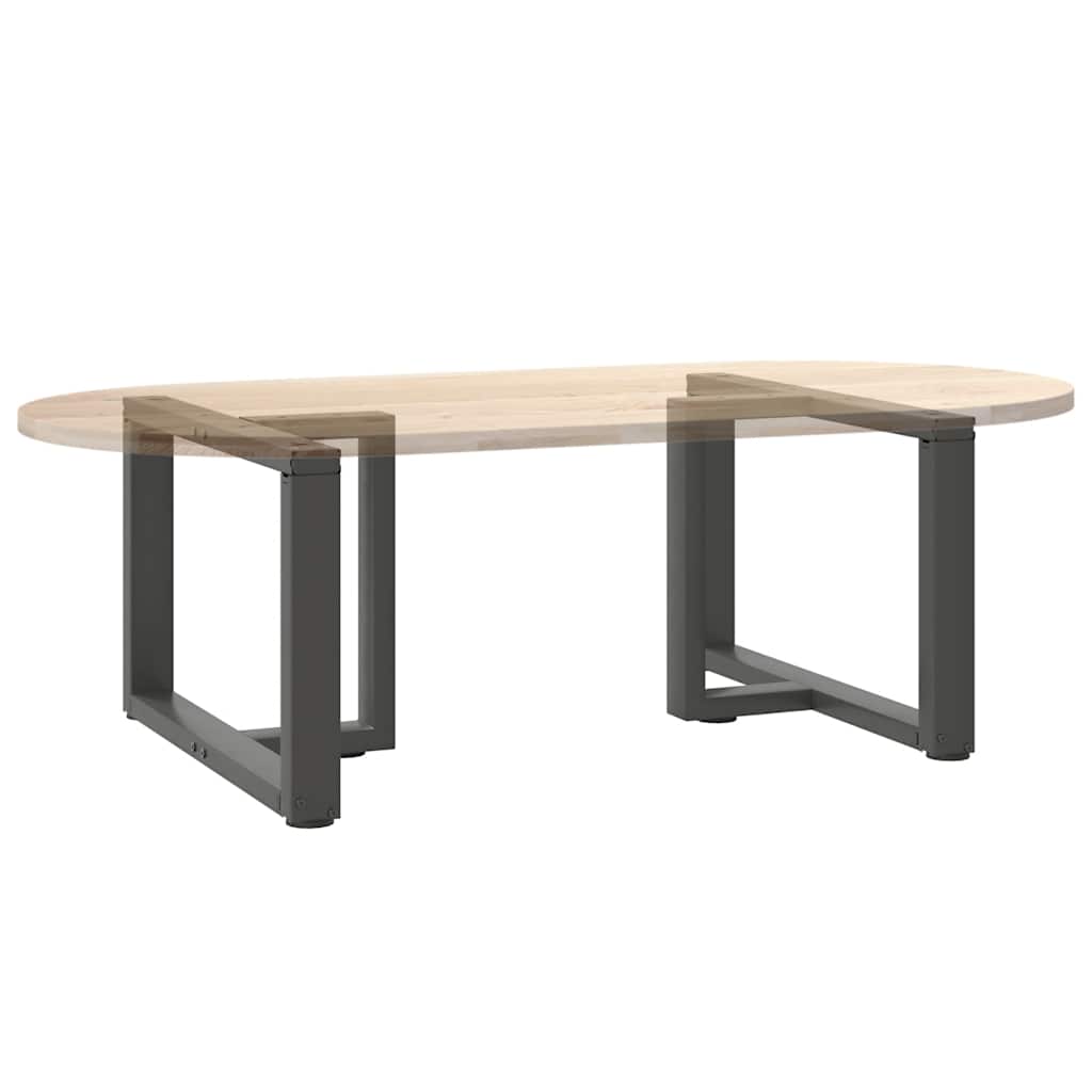 Pernas de mesa de centro em forma de T?2 peças de aço antracite - COMFORTXL - 8