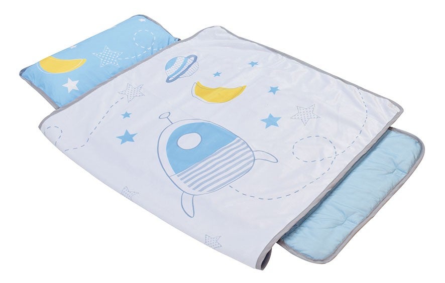Lot de 2 Matelas pour Chaise Longue transat avec Sangles d'attache Jardin 190,5x58,4x7cm Bleu - Outsunny - Gamm vert