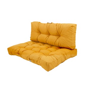 Coussin Palette Neu.haus 120x80x10cm - Mousse Polyuréthane Blanche - Sans Housse