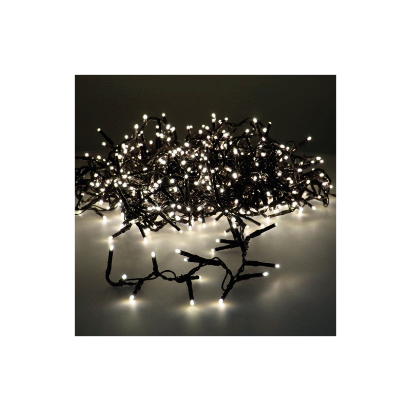 Guirlande scintillante compact EDM - esprit de Noël - blanc chaud - ampoules LED - 16 m - 72265 - 2
