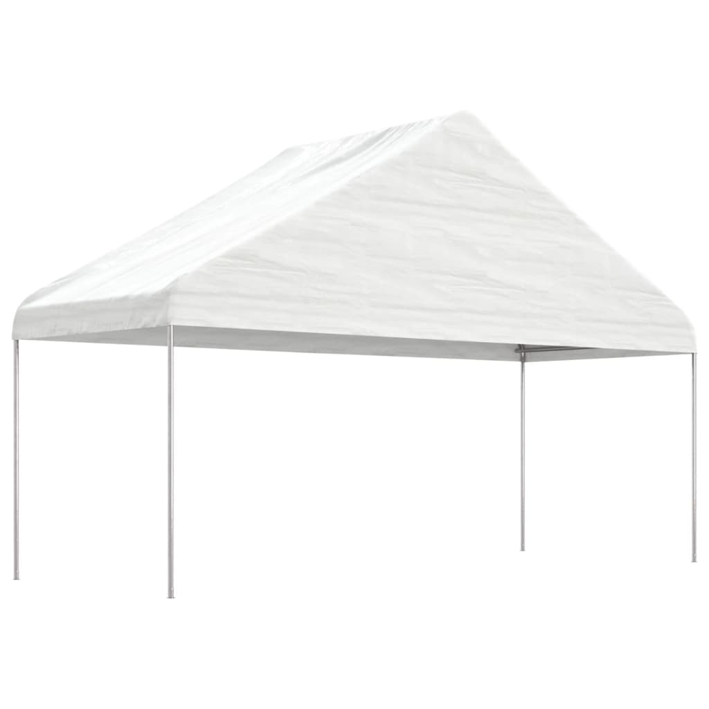 Gazebo Da Giardino Outsunny 3.6x3m - Tetto In Policarbonato Anti UV Con Tende - Foto 12