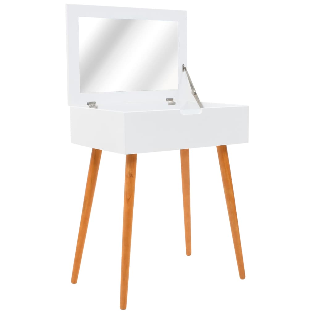 vidaXL Coiffeuse avec LED Gris béton 74,5x40x141 cm - Coiffeuse enfant - Rue du Commerce
