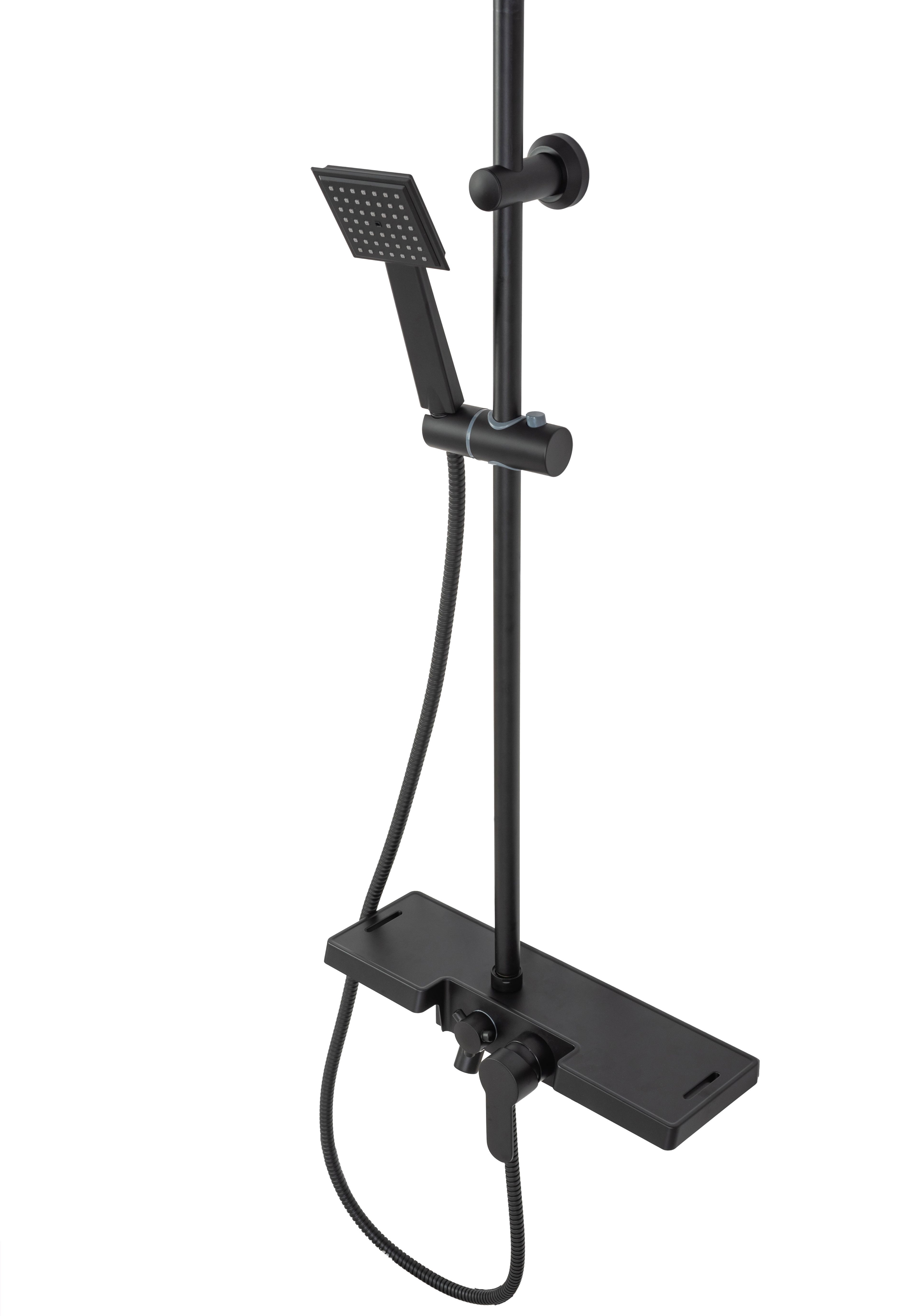KIT DE DOUCHE REA BRAVO BLACK 45X40X105CM - 3