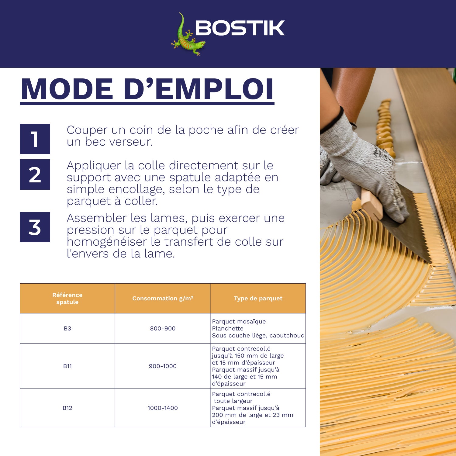 COLLE PARQUETS WOOD H200 ELASTIC-P 21KG - BOSTIK - 7