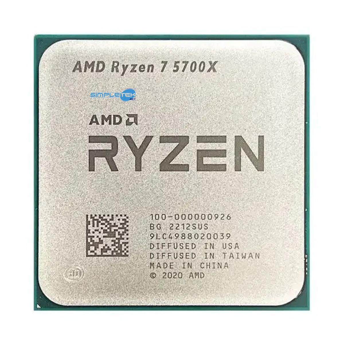 CPU AMD Ryzen 7 5700G Processore AMD Ryzen 7 5700G (scheda grafica integrata Radeon, 8 C