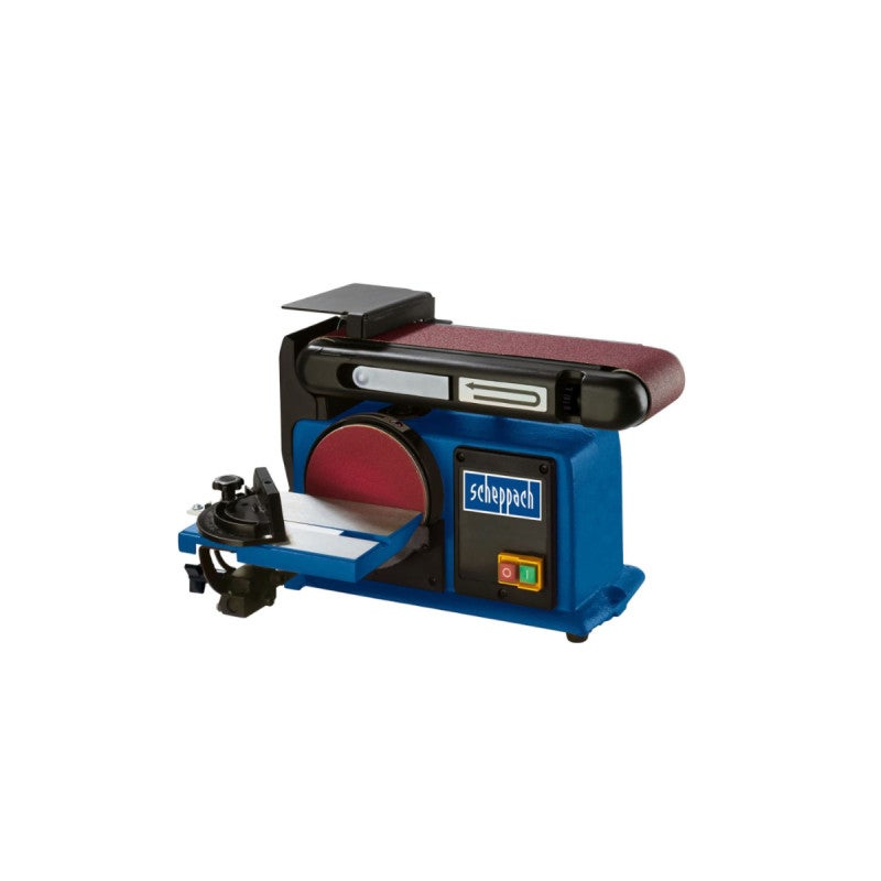 Ponceuse à Bande Et Disque Scheppach BTS800Vario - 400W, Vitesse Variable, Bande 914x100mm, Disque 150mm