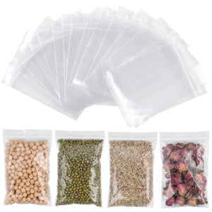 AiQInu 100 Pezzi Sacchetti Plastica 10 x 15 cm, Sacchetti Alimenti