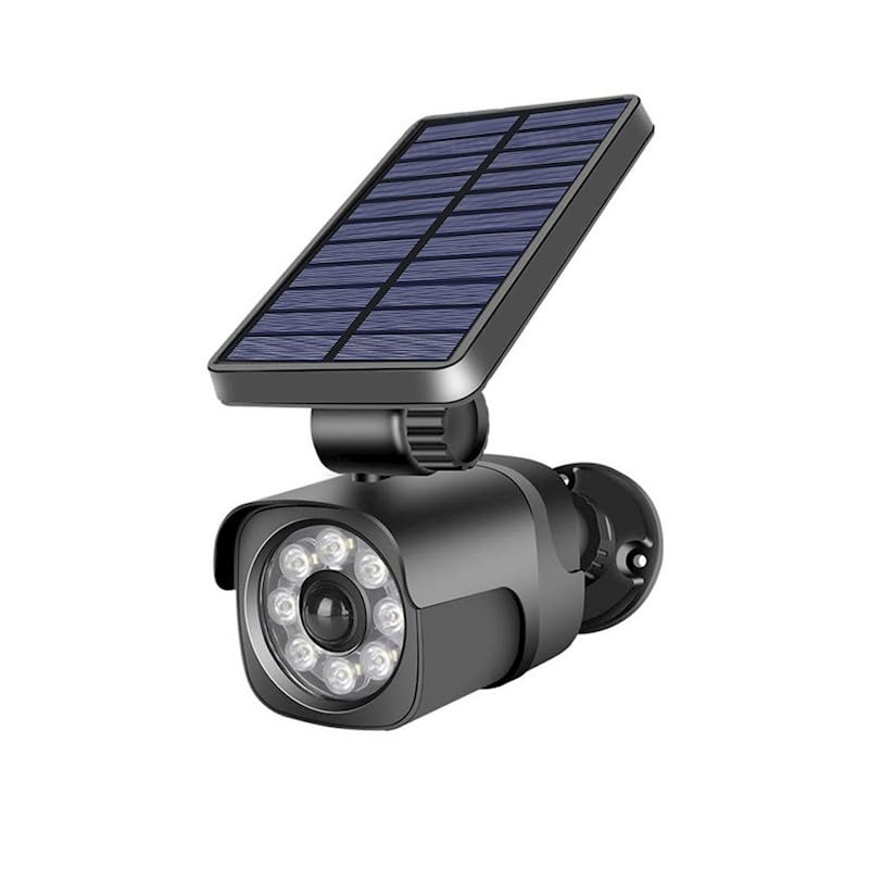 Lampa solarna LED FLS-25 do użytku zewnętrznego z czujnikiem ruchu, PIR z atrapą kamery 4 W 300 lm 6000 K 1500 mAh Li-Ion IP65 wodoszczelna