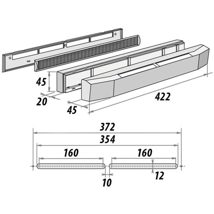 Capuchon de facade - CEA2A - Anjos | Leroy Merlin