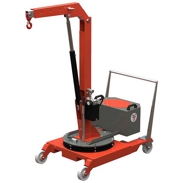 Grue d'atelier porte à faux 1270 mm - Chèvre de levage rotative 360° - Extension et élévation manuelles - Charge max 500kg - SCP05M