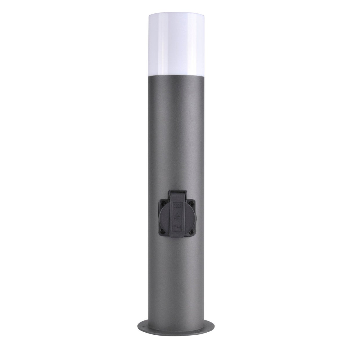Lampa ogrodowa stojąca grafitowa z gniazdem zasilającym PL | IP44 DALLAS 315991 Polux