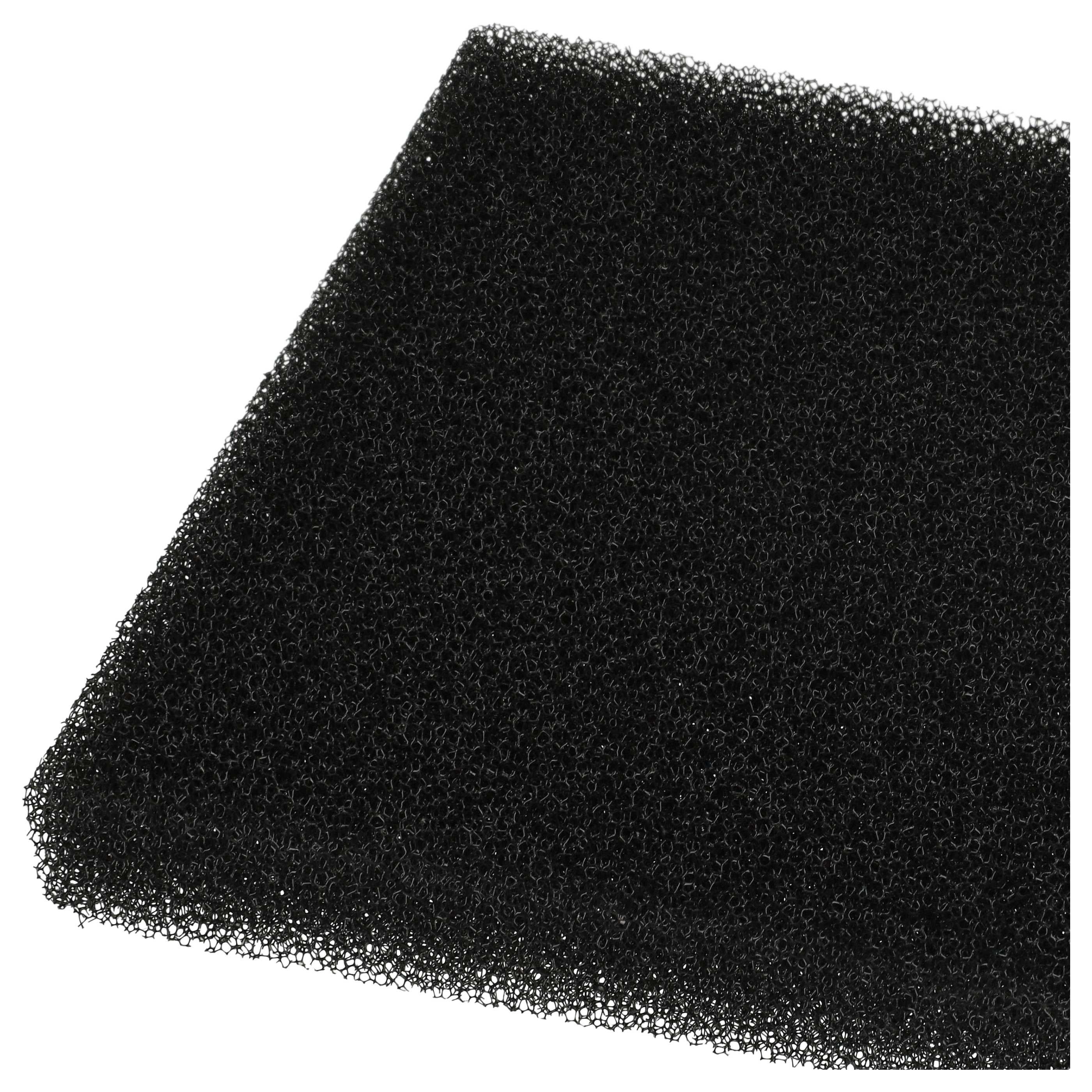 vhbw filtre compatible avec Bosch ergomaxx professional BSG81472/15, BSG81470/15, BSG81474/15 aspirateur - Filtre en mousse noir - 5