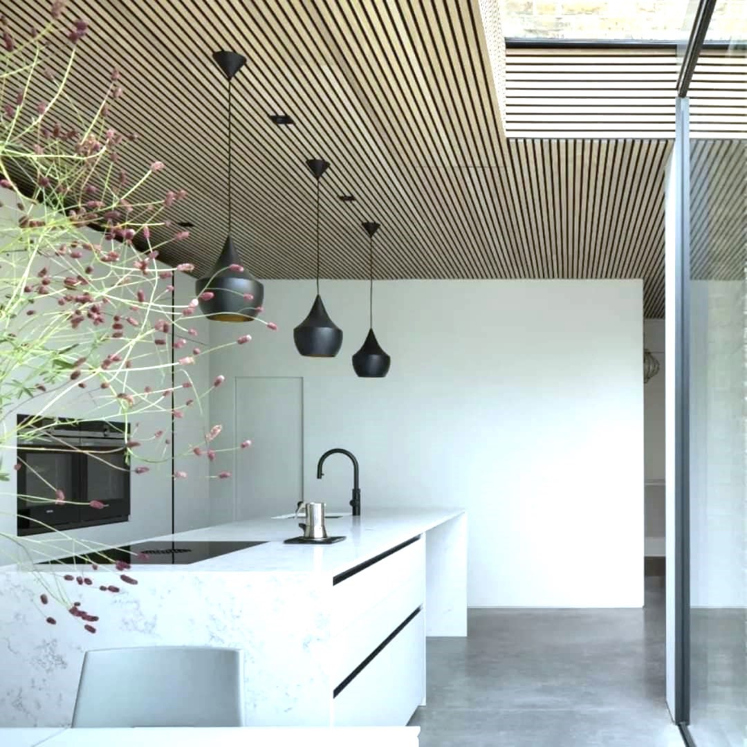 Paneles Isodeco 3D acústicos HDF de madera roble natural 275x60x2,1cm - 3