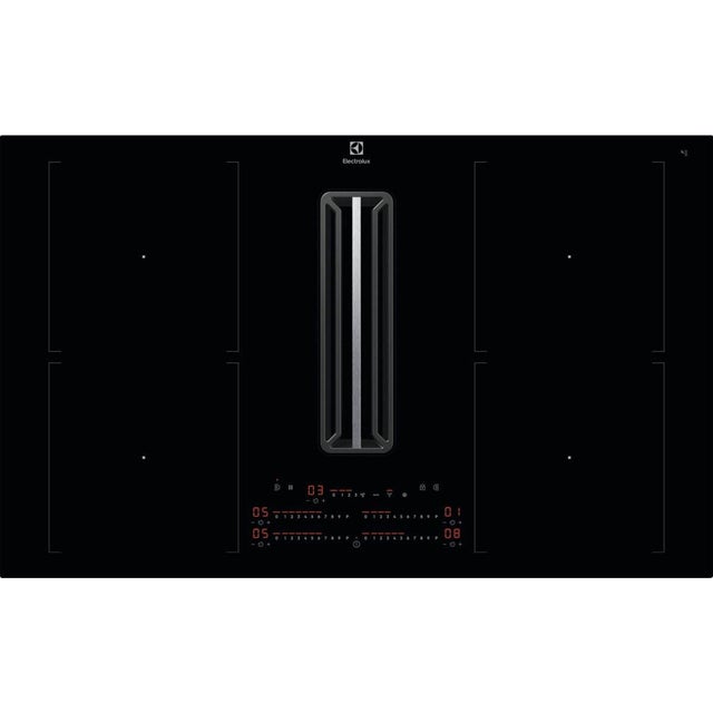 Płyta indukcyjna Electrolux KCC84453CK 83 cm zintegrowana z okapem czarna