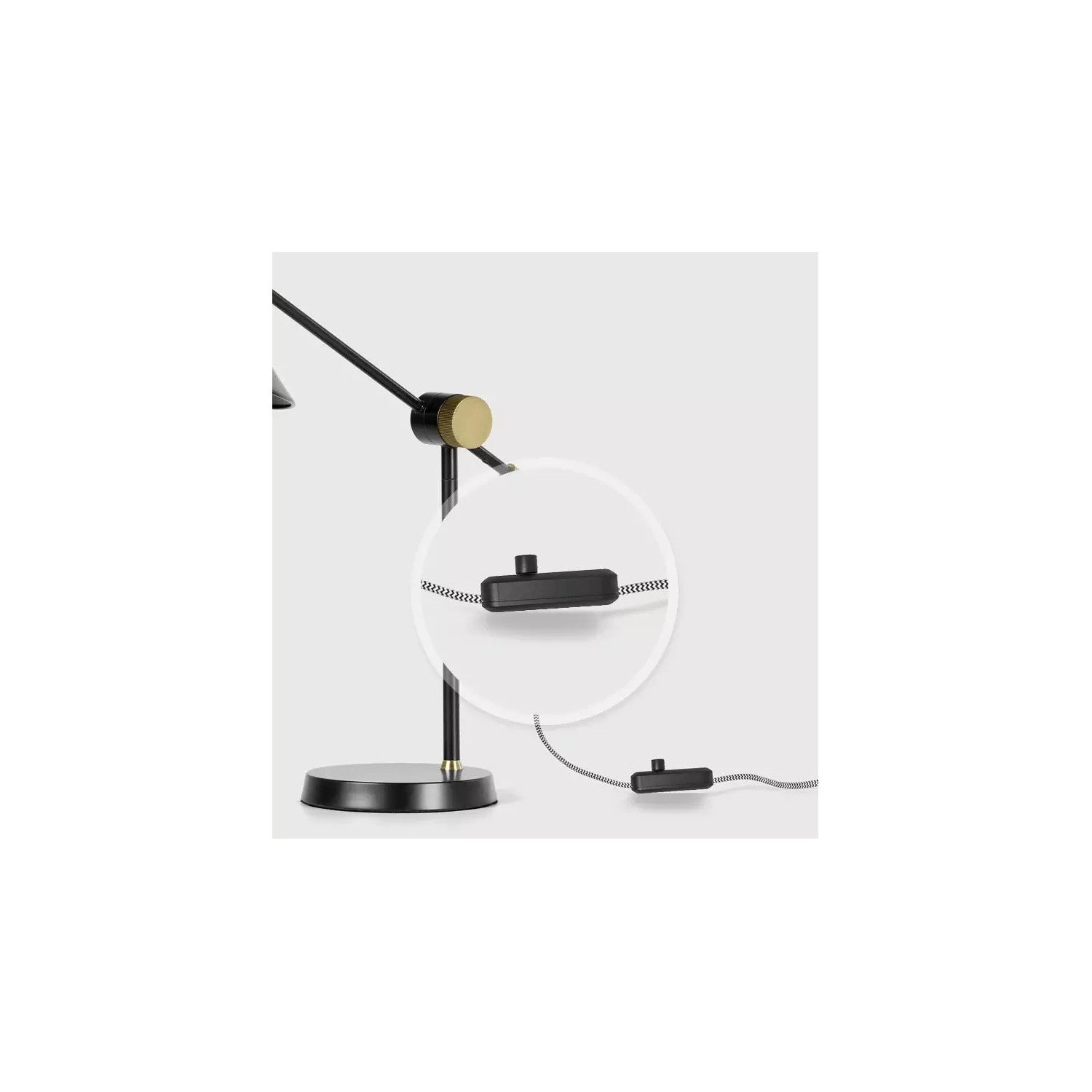 Variateur TRIAC pour Lampes à Poser/Lampadaire Noir - 4