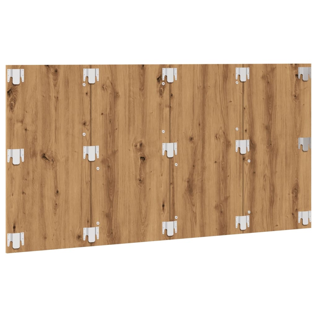 Tête de lit | Décoration murale chêne artisanal 160x1,5x80 cm bois d'ingénierie CFW166966 - 4