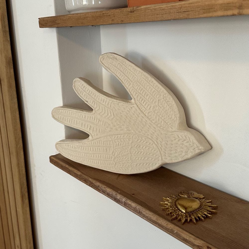 Oiseau Déco murale en papier mâché | Leroy Merlin