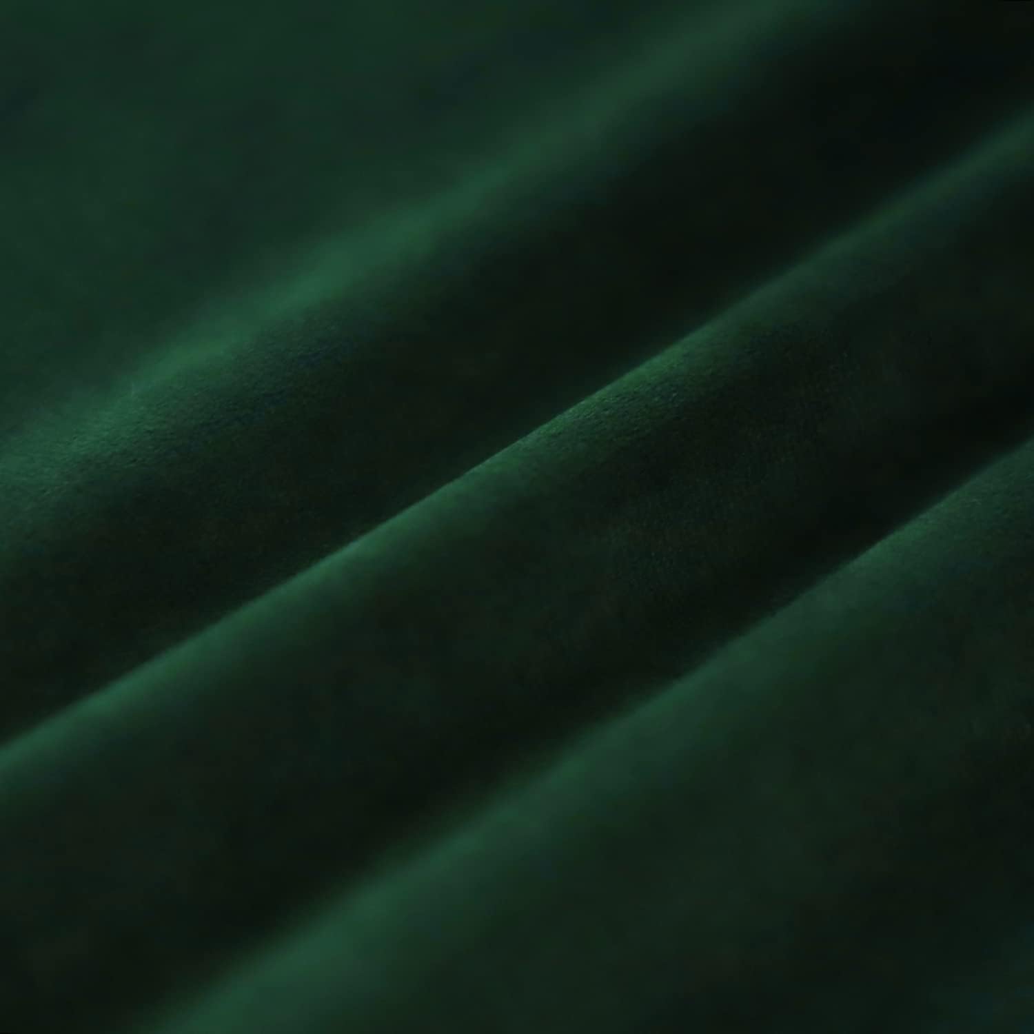 (30x50 cm,Vert Foncé)Lot de 2 Housses de Coussin Décoratives en Velours Doux Pompons Taies d'oreiller Décoration D'intérieur Housse Coussins pour Cana - 3