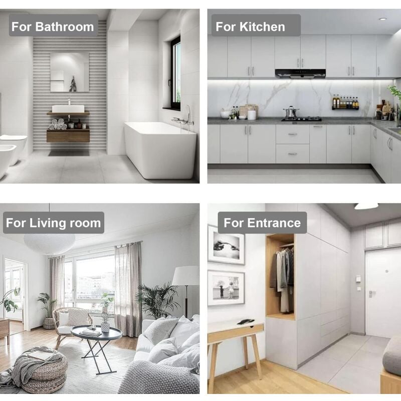 Tapis de bain en terre de diatomées, séchage rapide, absorbant l'eau, résistant à la moisissure, lavable 4 couches (40 × 60 cm) - 6