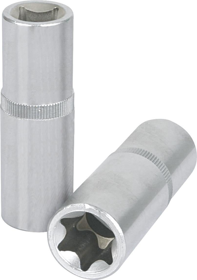Ks Tools 517.0332 Clé à Douilles Articulée TORX® E10xE12 - Chrome Vanadium, Finition Satinée, Idéale Espaces Exigus
