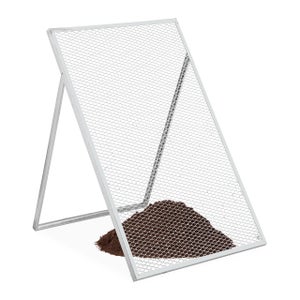 Tamis De Jardin Galvanisé 3 Ouvertures (3mm, 6mm, 9,5mm) - Pour Terre, Compost, Gravier, Seau 18L