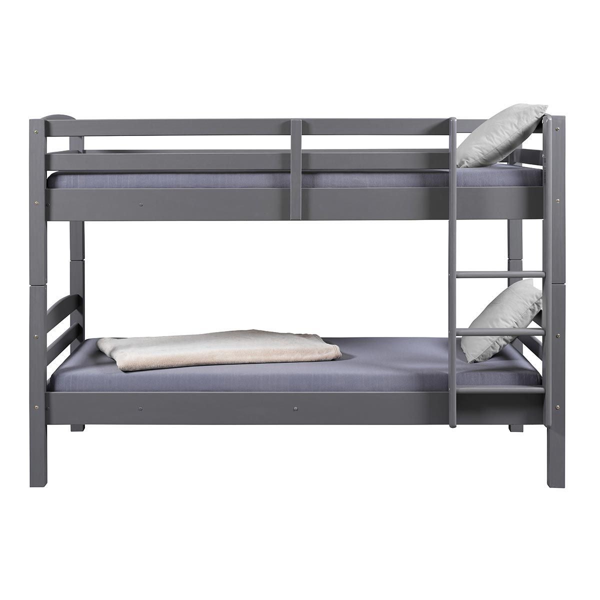 Lit superposé Inter Link en pin teinté gris 90x200 - 4