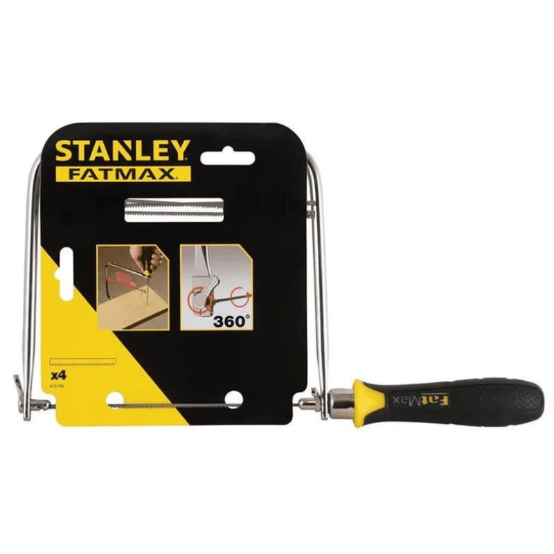 Scie à chantourner 170mm + 3 lames FatMax - STANLEY 0-15-106 - 2
