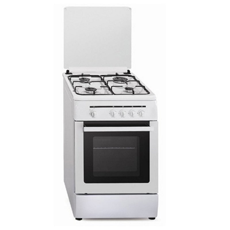 Vitrokitchen Cocina De Gas Cb55bb Gas Butano 50X55, Seguridad Gas-Stop Blanco , Leroy Merlin